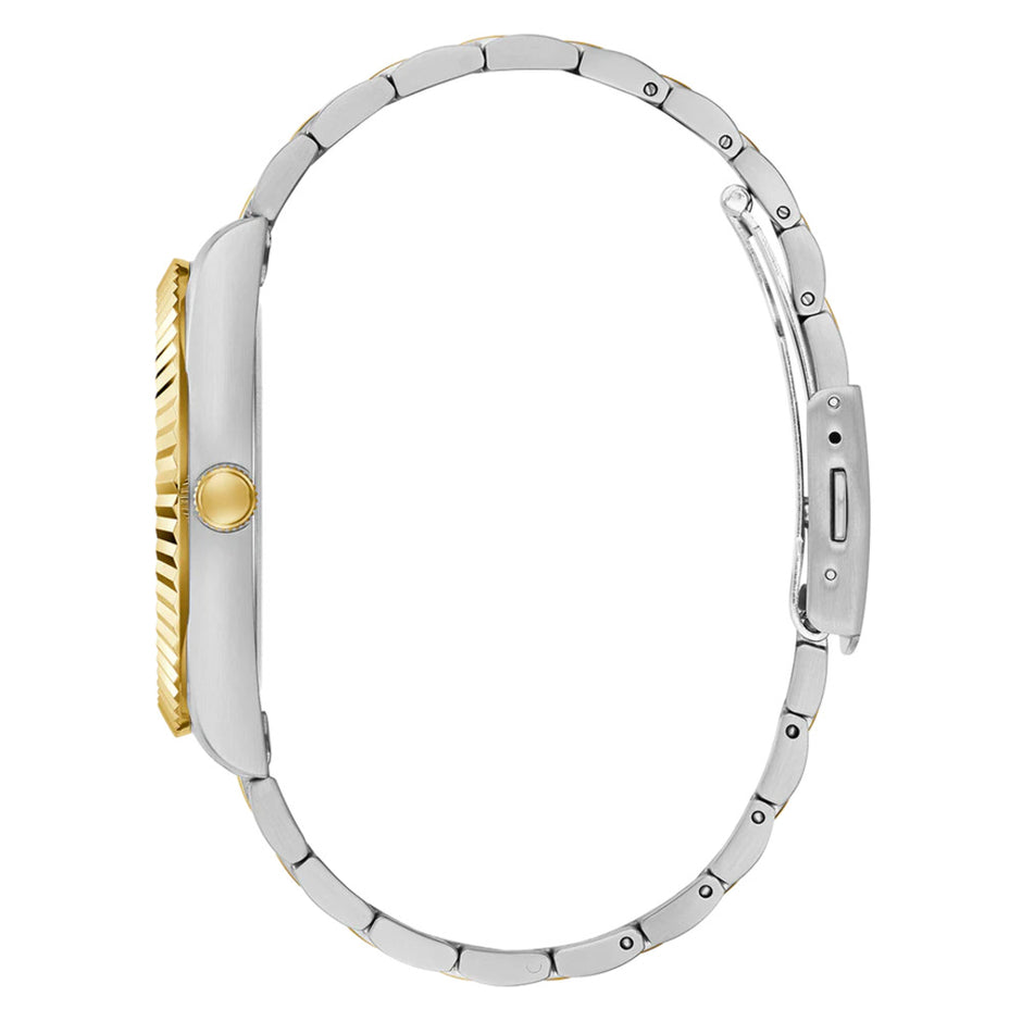 Men Guess Dress Two Tone Watch