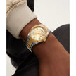 Men Guess Dress Two Tone Watch