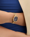 Women Guess Dress Gold Watch