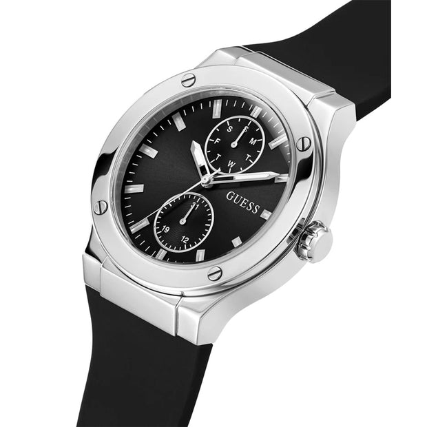 Men Jet Black Watch