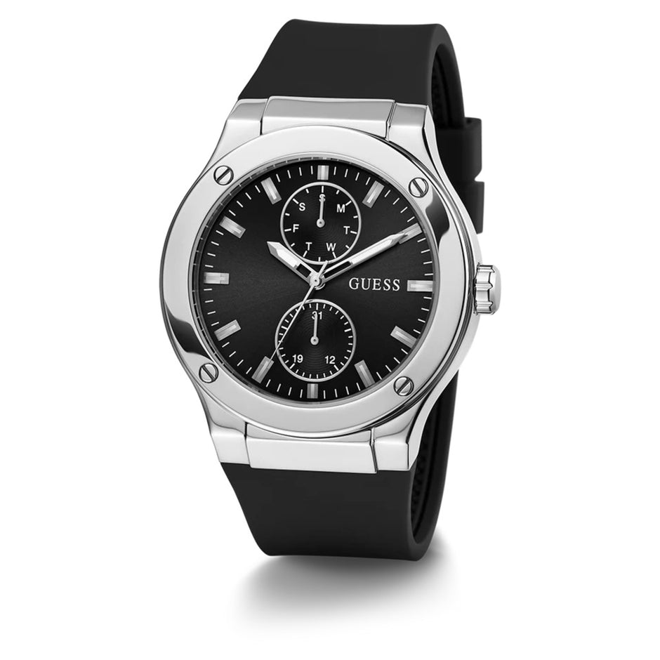Men Jet Black Watch