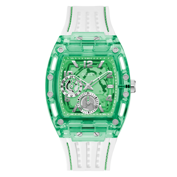 Men Guess Trend White Watch