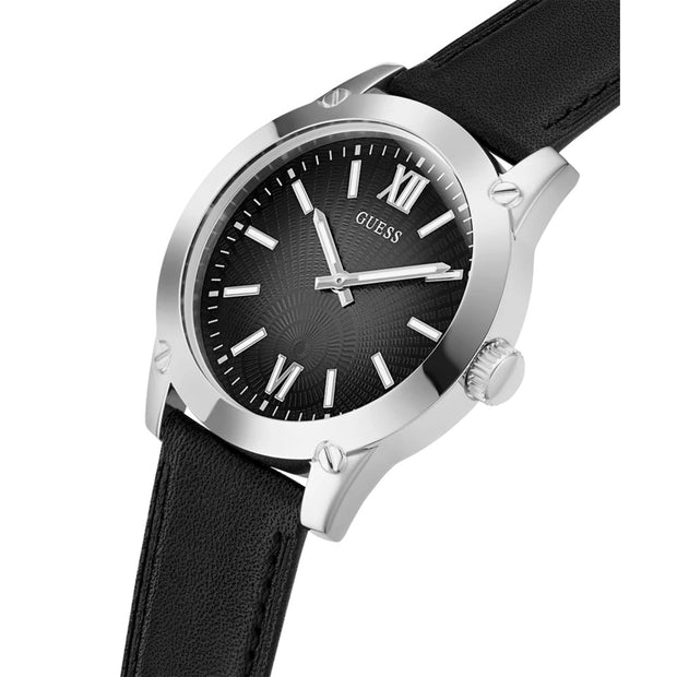 Men Guess Dress Black Watch