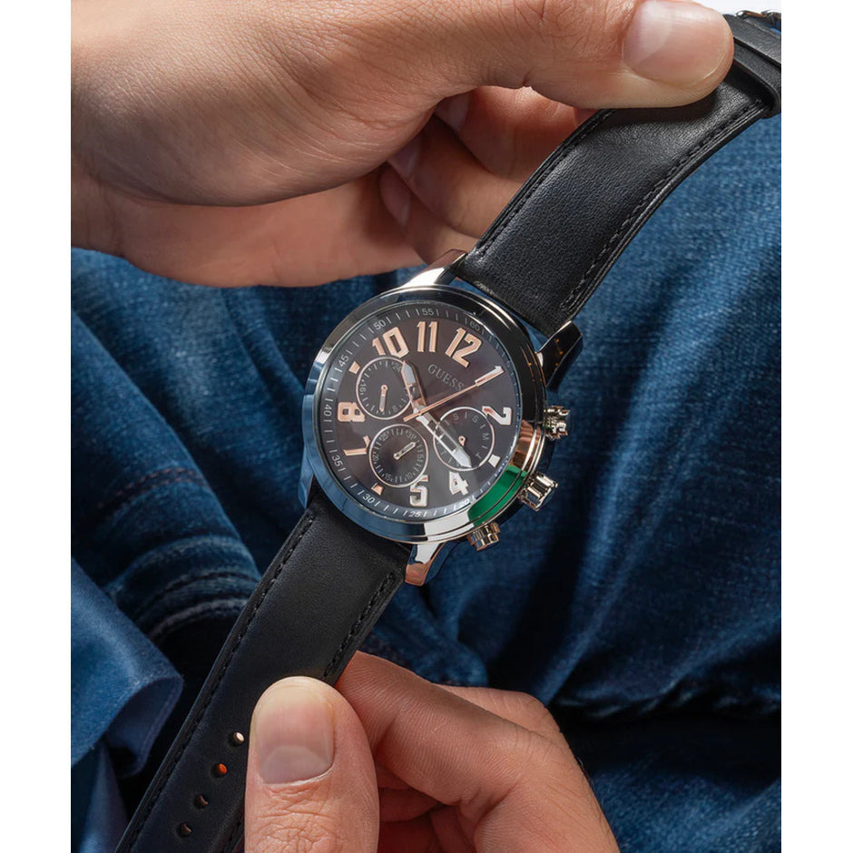 Men Guess Sport Black Watch