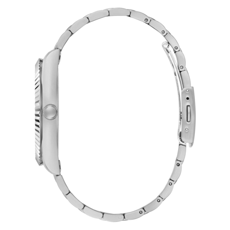 Men Guess Dress Silver Watch