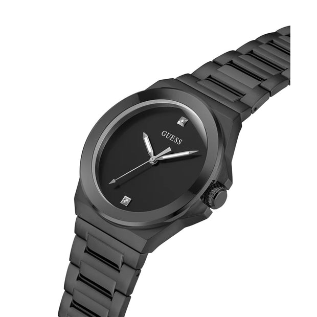 Men Guess Dress Black Watch