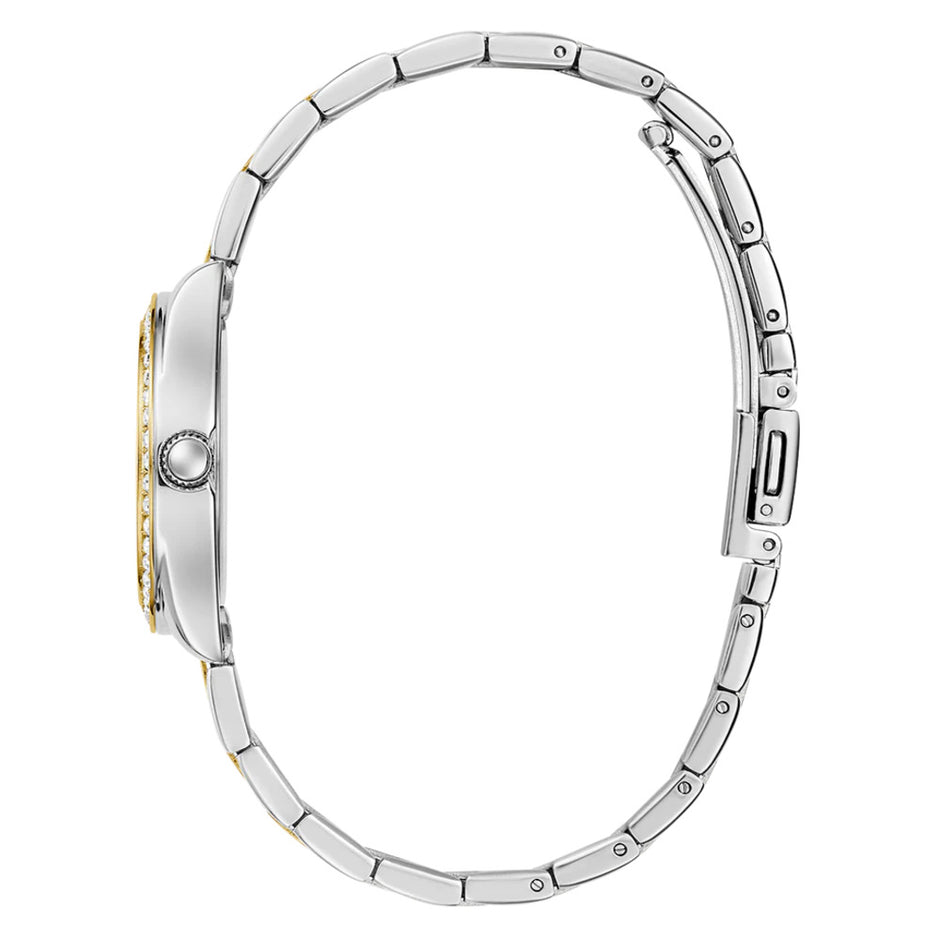 Women Guess Dress Two Tone Watch