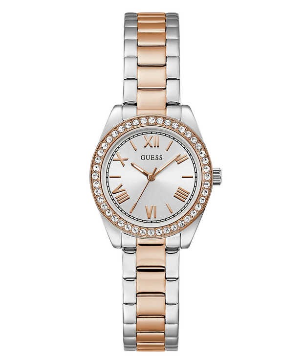 Women Guess Dress Two Tone Watch