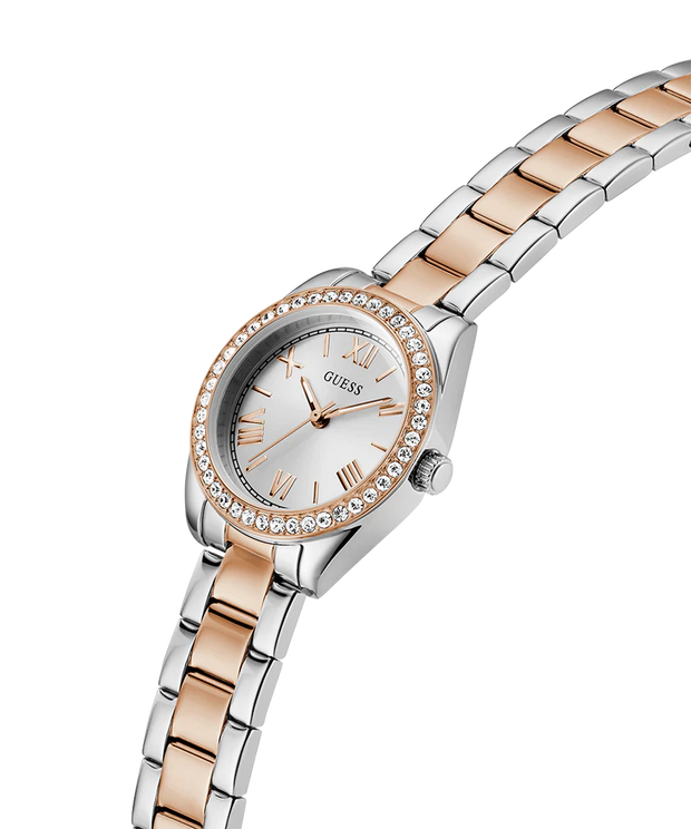Women Guess Dress Two Tone Watch