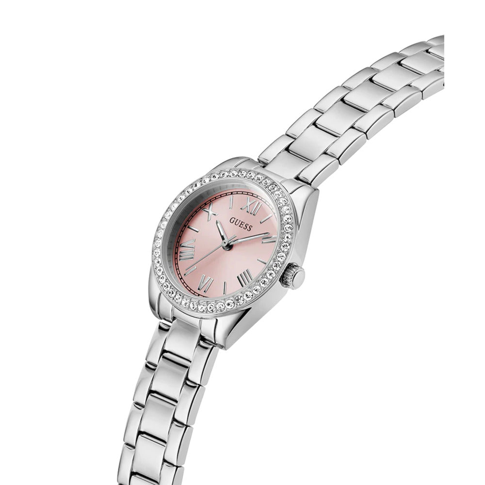 Women Guess Dress Silver Watch