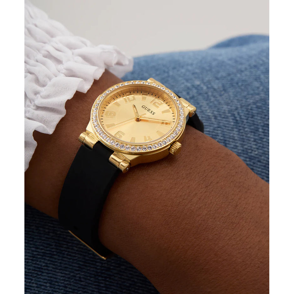 Women Guess Dress Black Watch