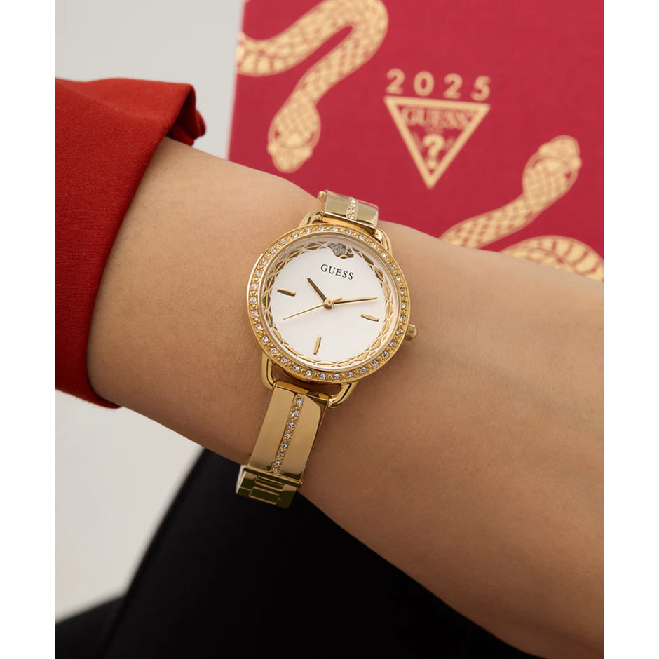 Women Guess Trend Gold Watch