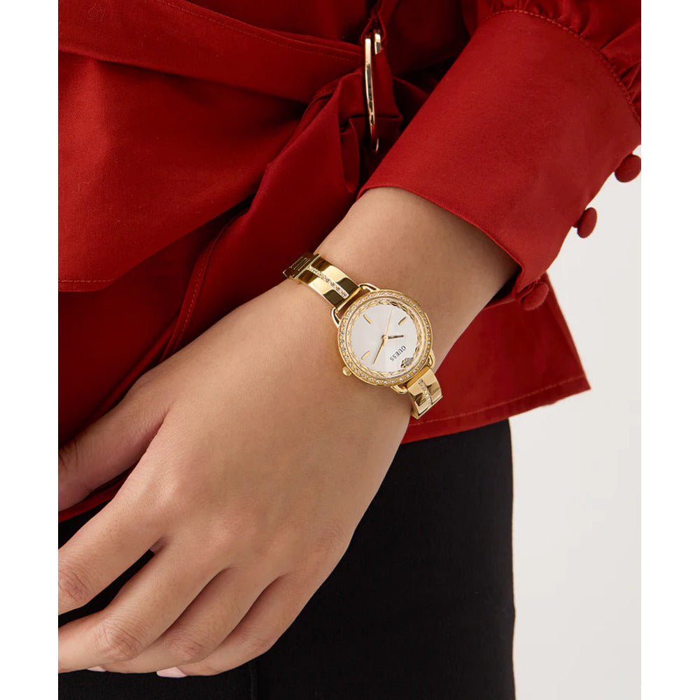 Women Guess Trend Gold Watch