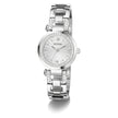 Women Guess Bejeweled Silver Watch