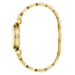 Women Guess Bejeweled Gold Watch