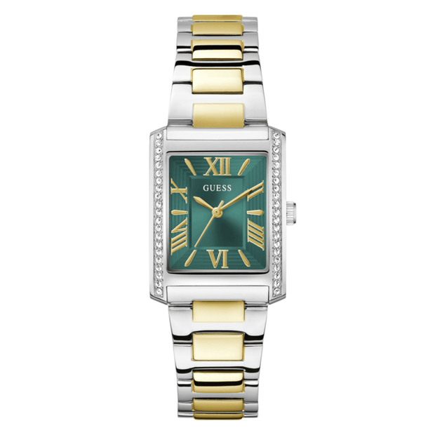 Women Guess Dress Two Tone Watch