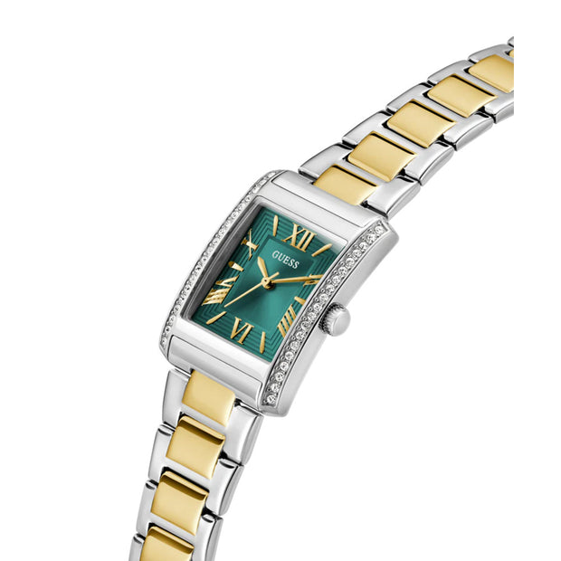 Women Guess Dress Two Tone Watch