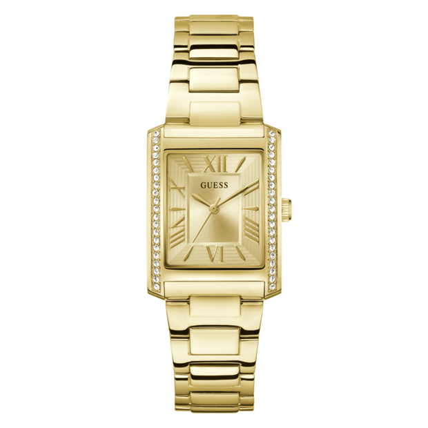 Women Guess Dress Gold Watch