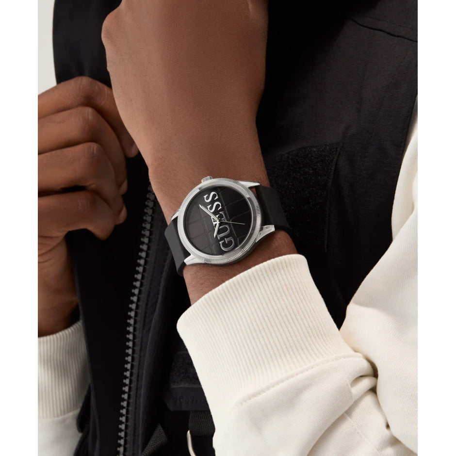 Men Guess Trend Black Watch