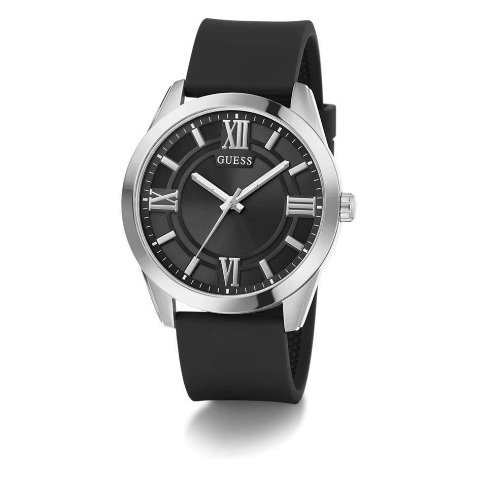 Men Guess Dress Black Watch
