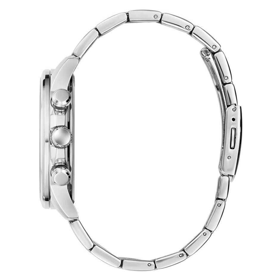Men Guess Dress Silver Watch