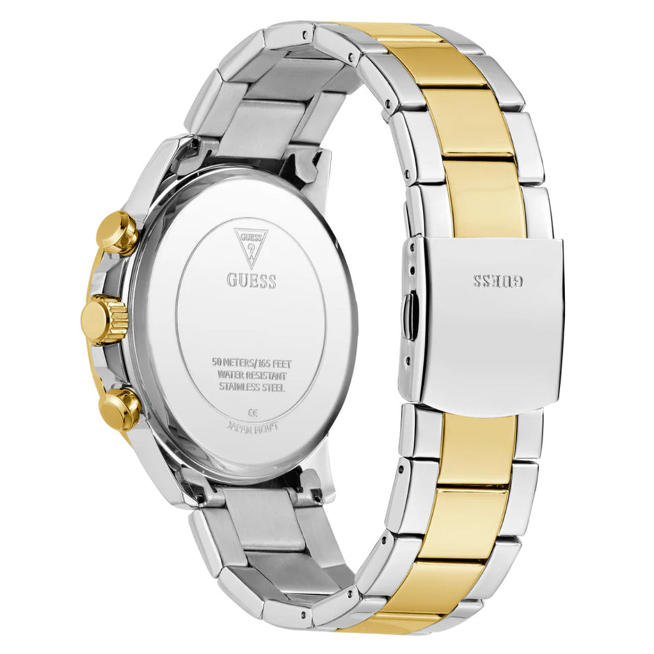 Men Guess Dress Two Tone Watch