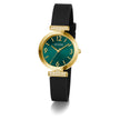 Women Guess Bejeweled Black Watch