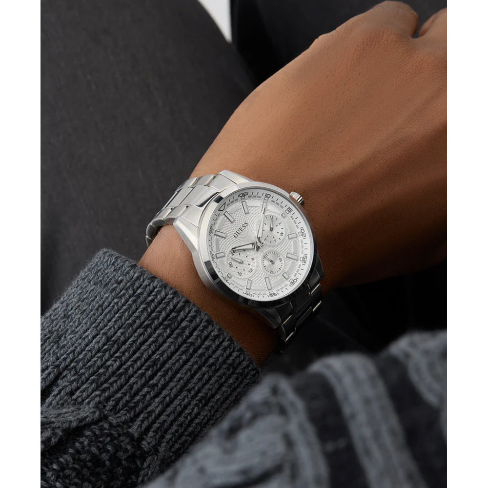 Men Trey Silver Watch