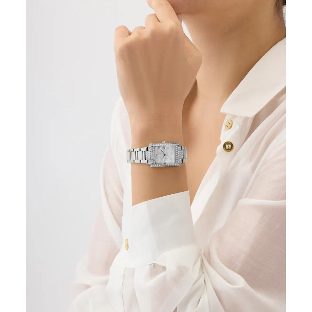 Women Bonnet Silver Watch