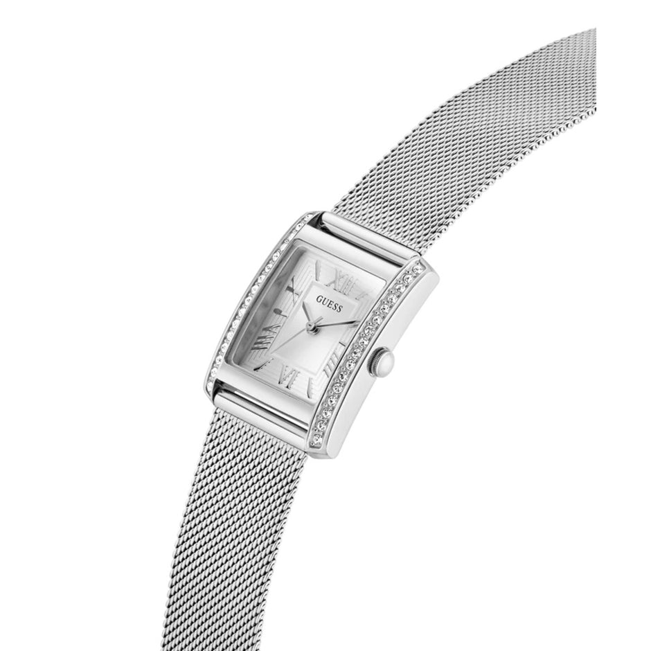 Women Bonnet Silver Watch