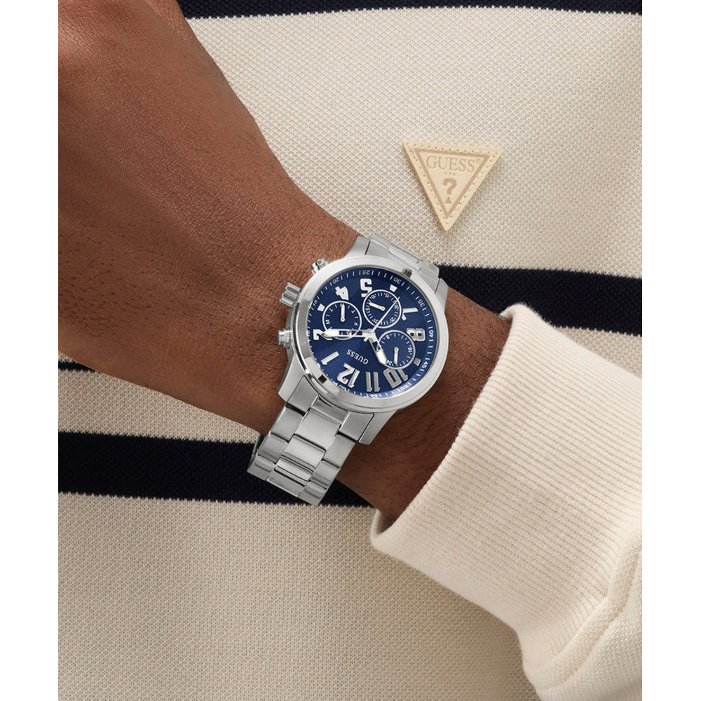 Men Parker Silver Watch