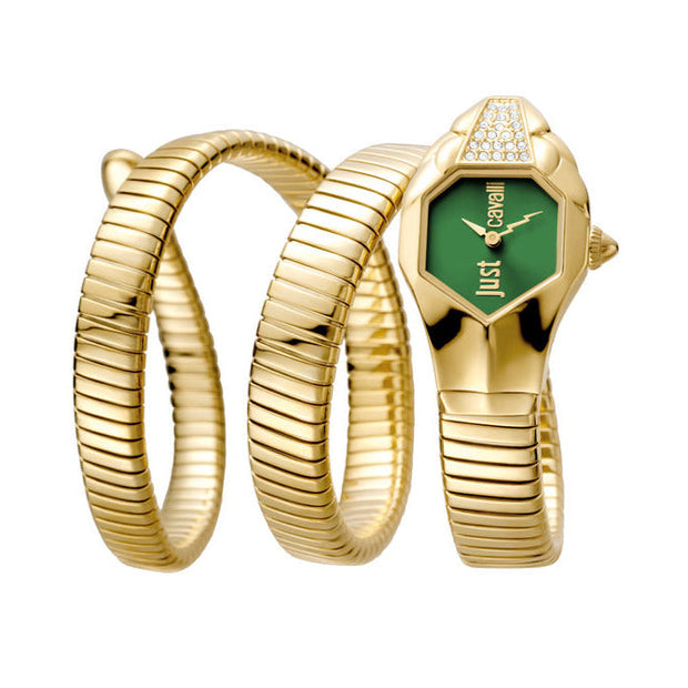 Women Just Glam Gold 22X35.5mm Watch