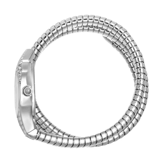 Women Just Glam Evo 7 Silver 22X35.5mm Watch