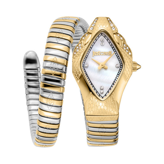 Women Signature Snake White Watch