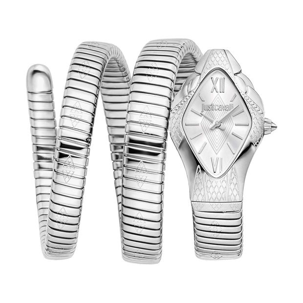 Women Cristallo Silver Watch
