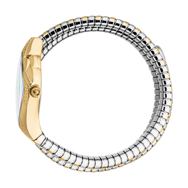 Women Cristallo Two Tone 22X36.5mm Watch