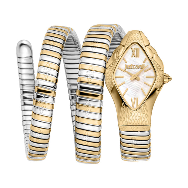 Women Cristallo Two Tone 22X36.5mm Watch