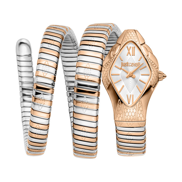 Women Cristallo Two Tone 22X36.5mm Watch