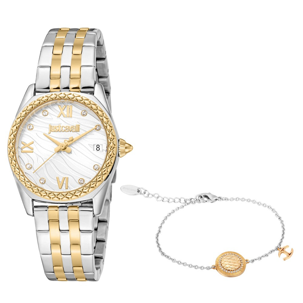 Women Animalier Silver 30mm Watch