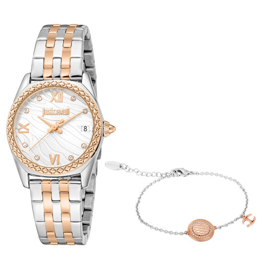 Women Animalier Silver 30mm Watch