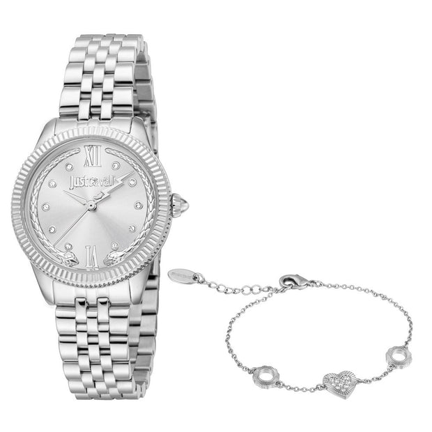 Women Valentine's Silver Watch