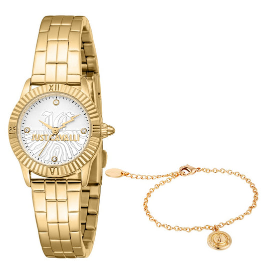 Women Raffinata Gold Watch Set