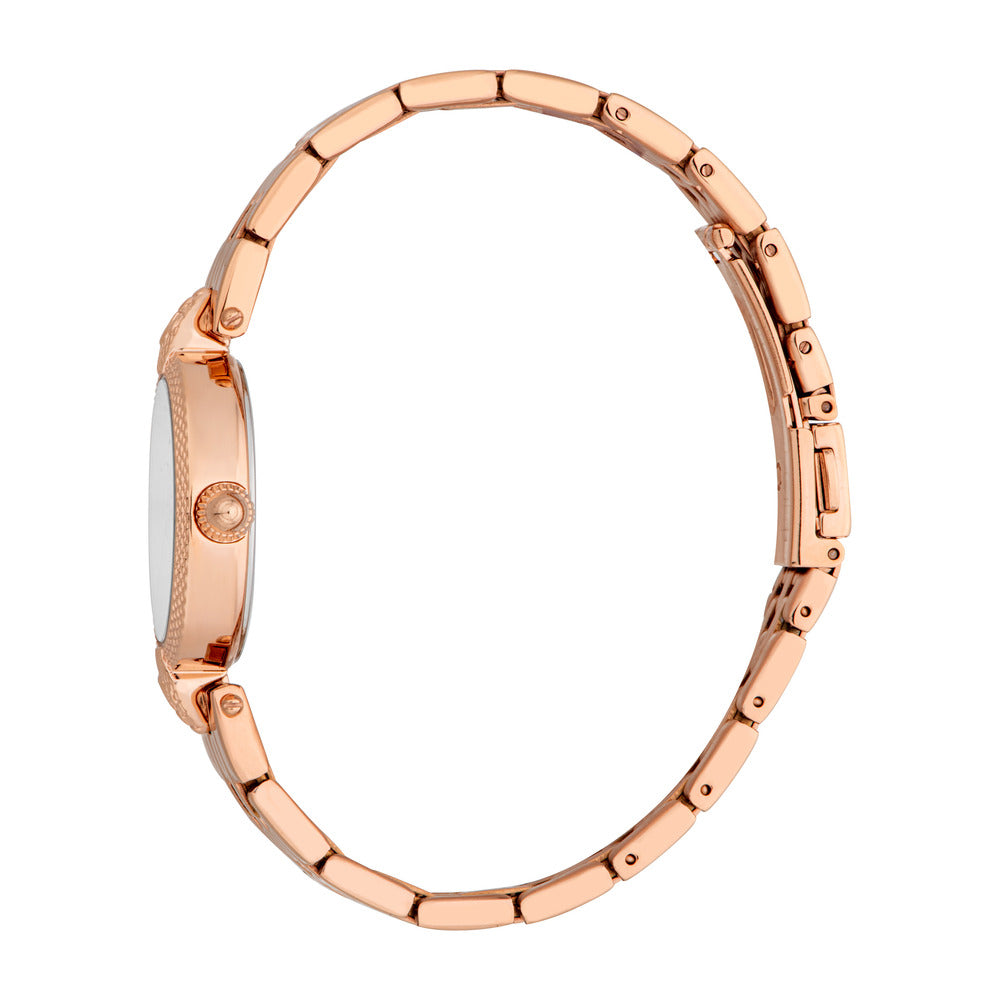 Women Attraente Rose Gold Watch Set