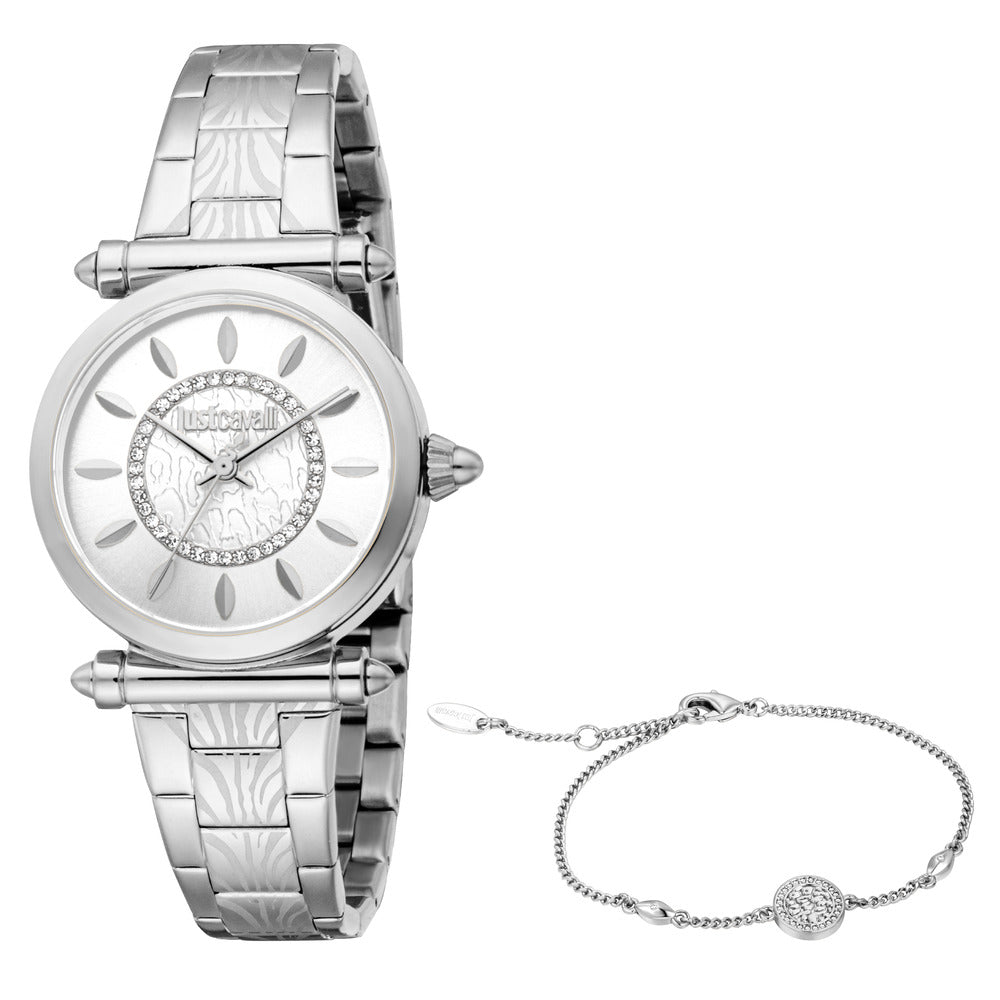Women Splendida Silver 30mm Watch Set