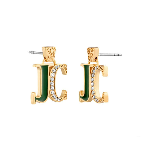 Women Green & Gold Earring