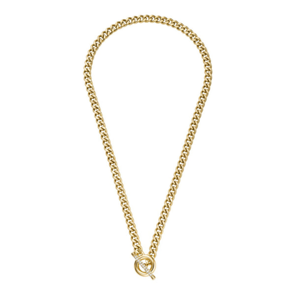 Women Carlie T-Bar Gold Necklace