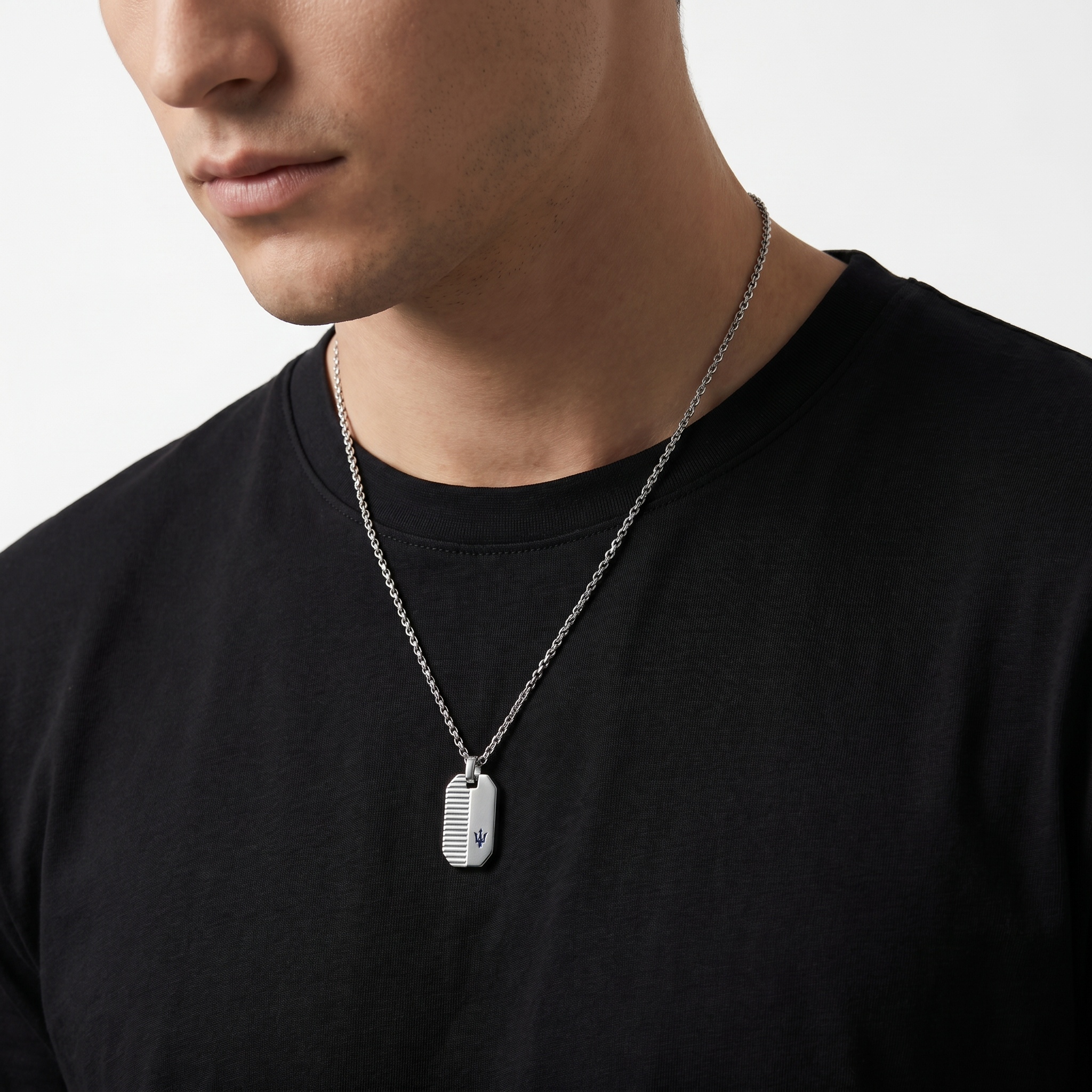 Men Silver Necklace