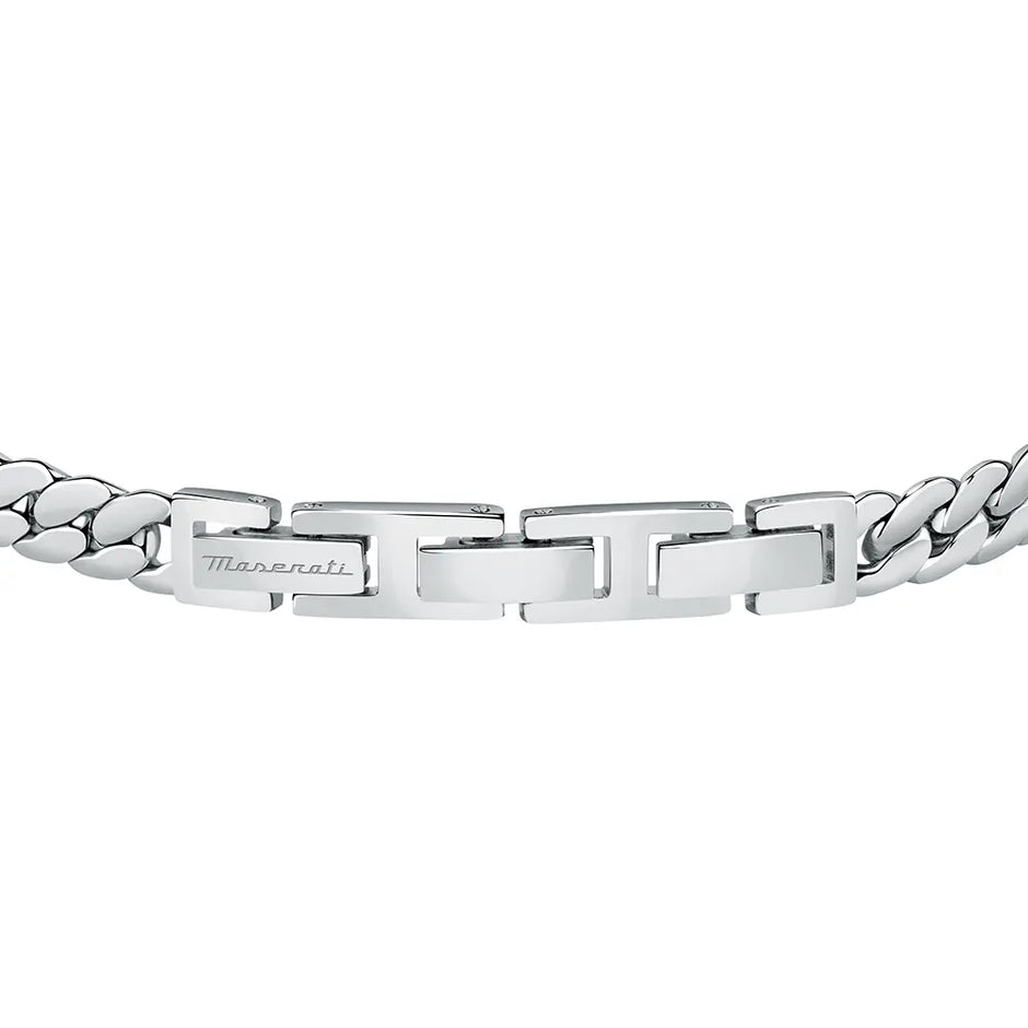 Men White/ Rose Gold Bracelet