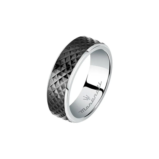 Men Iconic Black Ring