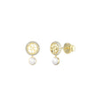 Women Tiny Pearly Earrings